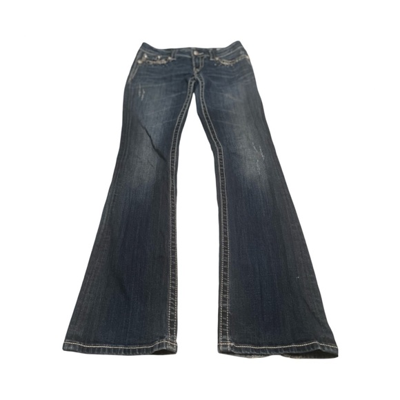 Miss‎ Me JE5453b7x  Boot Sz 28 Women's Denim Jeans Embellished Medium Wash - Picture 1 of 7